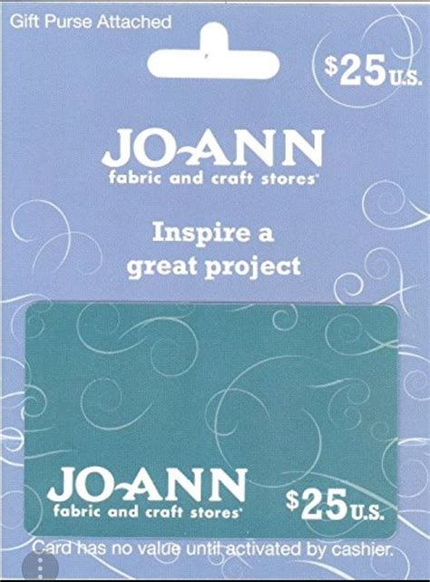Joann Fabric Gift Card Balance